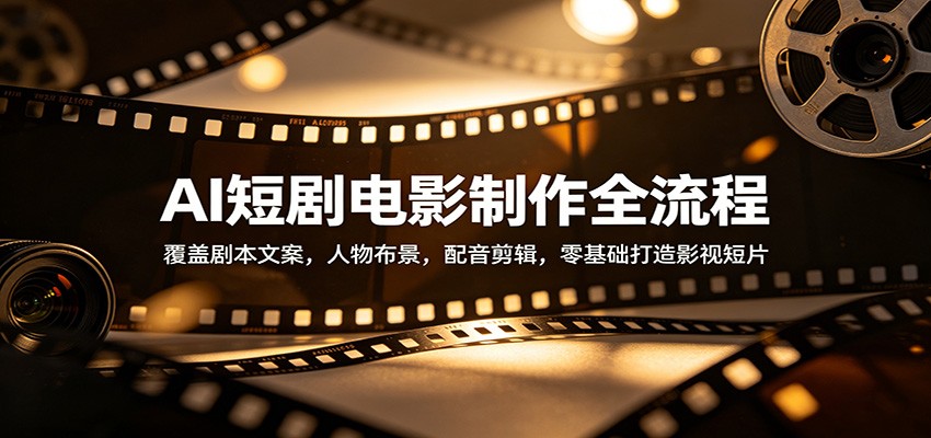 AI短剧电影制作全流程：覆盖剧本文案，人物布景，配音剪辑，零基础打造影视短片-MFXUI中国站