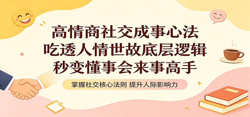 高情商社交成事心法：吃透人情世故底层逻辑，秒变懂事会来事高手-MFXUI中国站