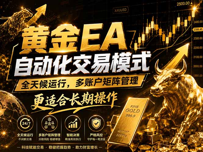 黄金EA量化：多窗口矩阵稳定运行，系统自动执行，收益空间持续放大-MFXUI中国站