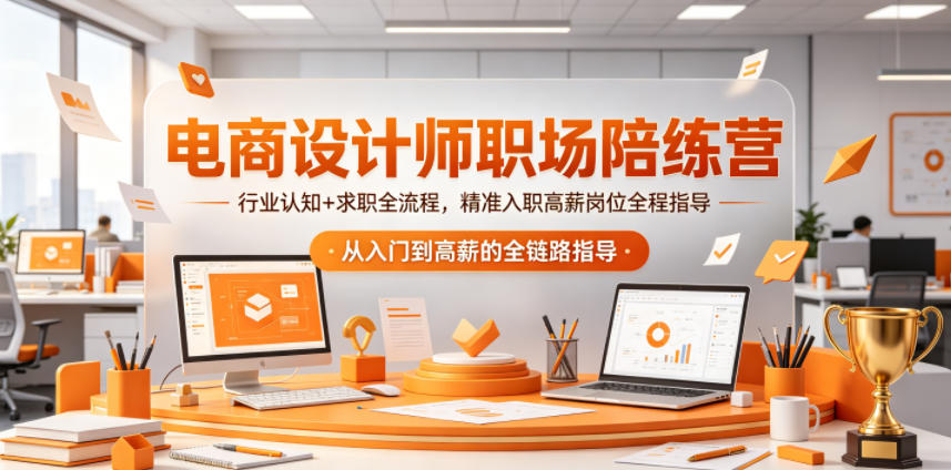 电商设计师职场陪练营，行业认知+求职全流程，精准入职高薪岗位全程指导-MFXUI中国站