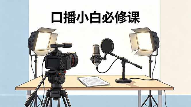 口播小白必修课:录像收音灯光设备+脚本撰写,搭专业级录制场景-MFXUI中国站