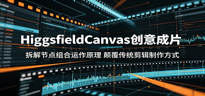 HiggsfieldCanvas创意成片：拆解节点组合运作原理，颠覆传统剪辑制作方式-MFXUI中国站