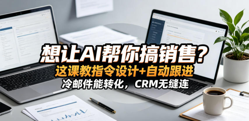 想让AI帮你搞销售?这课教指令设计+自动跟进,冷邮件能转化,CRM无缝连!【原创双语字幕】-MFXUI中国站