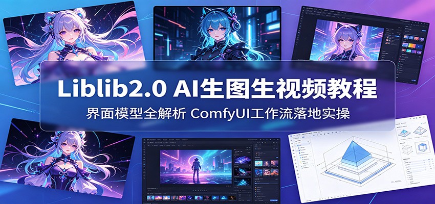 Liblib2.0 AI生图生视频教程:界面模型全解析,ComfyUI工作流落地实操-MFXUI中国站