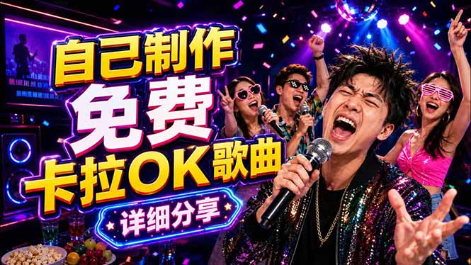 免费卡拉OK歌曲制作全攻略:音轨分离字幕制作,零基础快速做出专业K歌视频-MFXUI中国站