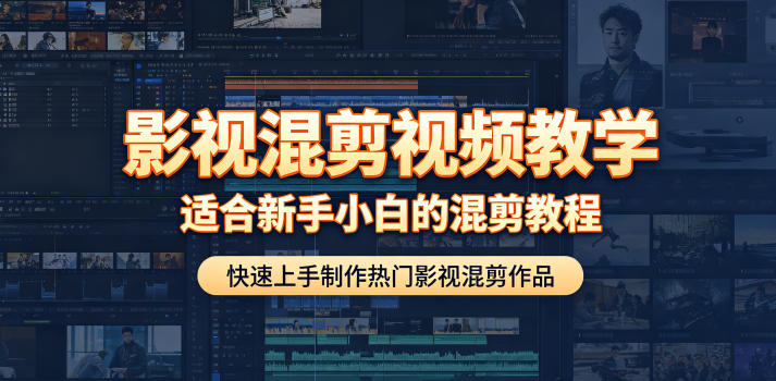 影视混剪视频教学，适合新手小白的混剪教程，快速上手制作热门影视混剪作品-MFXUI中国站