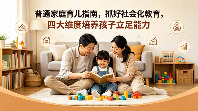 付费文章:普通家庭育儿指南,抓好社会化教育,四大维度培养孩子立足能力-MFXUI中国站