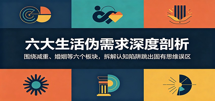 六大生活伪需求深度剖析:围绕减重、婚姻等六个板块,拆解认知陷阱跳出固有思维误区-MFXUI中国站