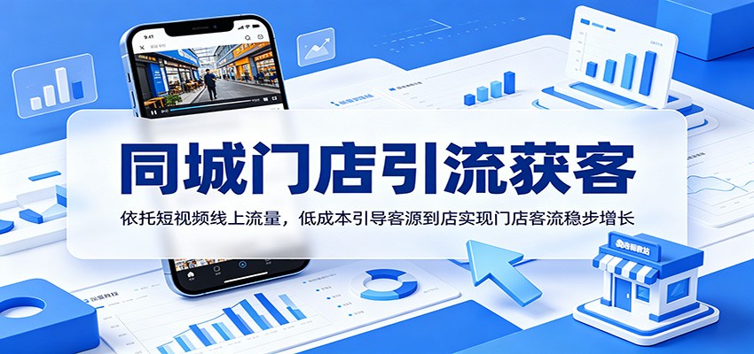 同城门店引流获客：依托短视频线上流量，低成本引导客源到店实现门店客流稳步增长-MFXUI中国站
