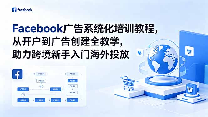 Facebook广告系统化培训教程，从开户到广告创建全教学，助力跨境新手入门海外投放-MFXUI中国站