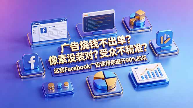 广告烧钱不出单？像素没装对？受众不精准？这套Facebook广告课帮你避开90%的坑-原创双语字幕-MFXUI中国站