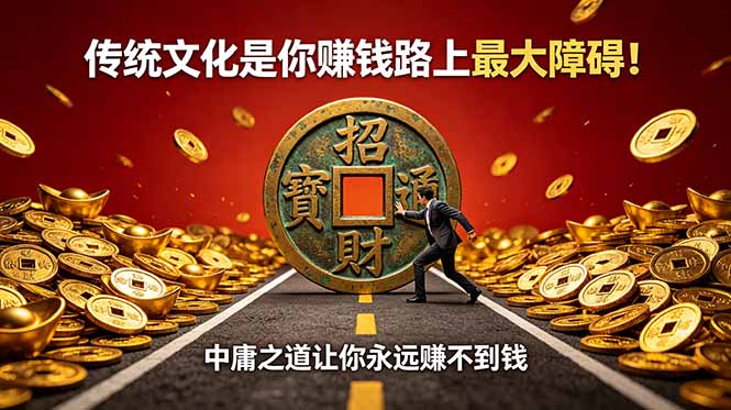 付费文章：传统文化是你赚钱路上最大障碍！中庸之道让你永远赚不到钱-MFXUI中国站