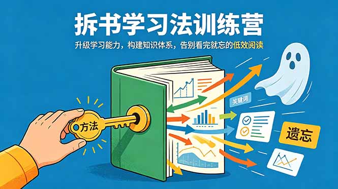 拆书学习法训练营，升级学习能力，构建知识体系，，告别看完就忘的低效阅读-MFXUI中国站