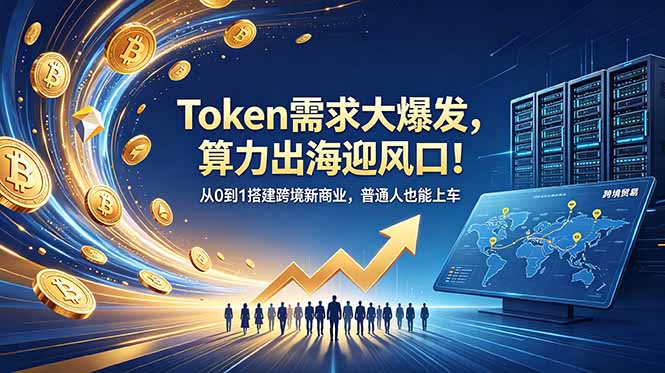 Token需求大爆发，算力出海迎风口！从0到1搭建跨境新商业，普通人也能上车-MFXUI中国站