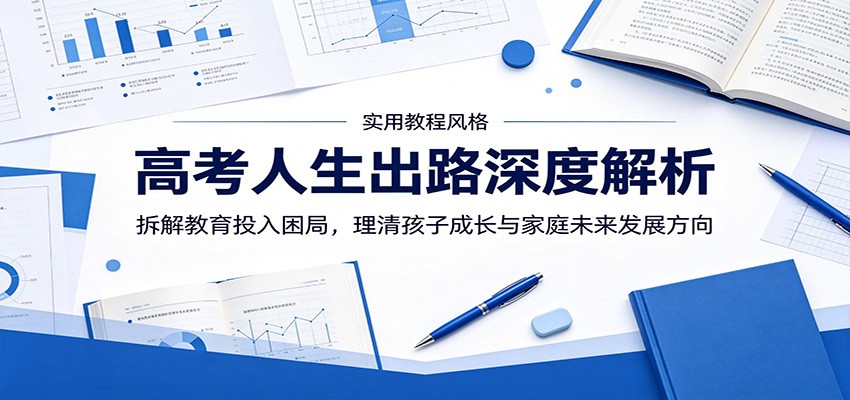 高考人生出路深度解析：拆解教育投入困局，理清孩子成长与家庭未来发展方向-MFXUI中国站
