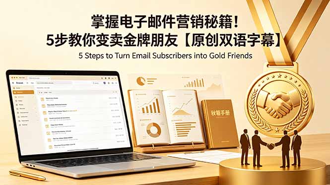 掌握电子邮件营销秘籍！5步教你变卖金牌朋友【原创双语字幕】-MFXUI中国站