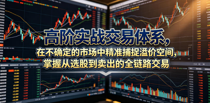 高阶实战交易体系，在不确定的市场中精准捕捉溢价空间，掌握从选股到卖出的全链路交易心法(更新6月)-MFXUI中国站
