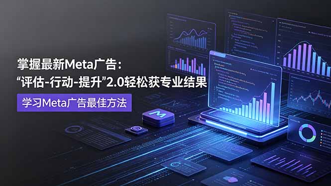 掌握最新的Meta广告,通过“评估-行动-提升”2.0版本轻松获得专业级结果。学习目前学习Meta广告的最佳方法-MFXUI中国站