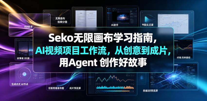 Seko无限画布学习指南,AI视频项目工作流,从创意到成片,用Agent 创作好故事-MFXUI中国站