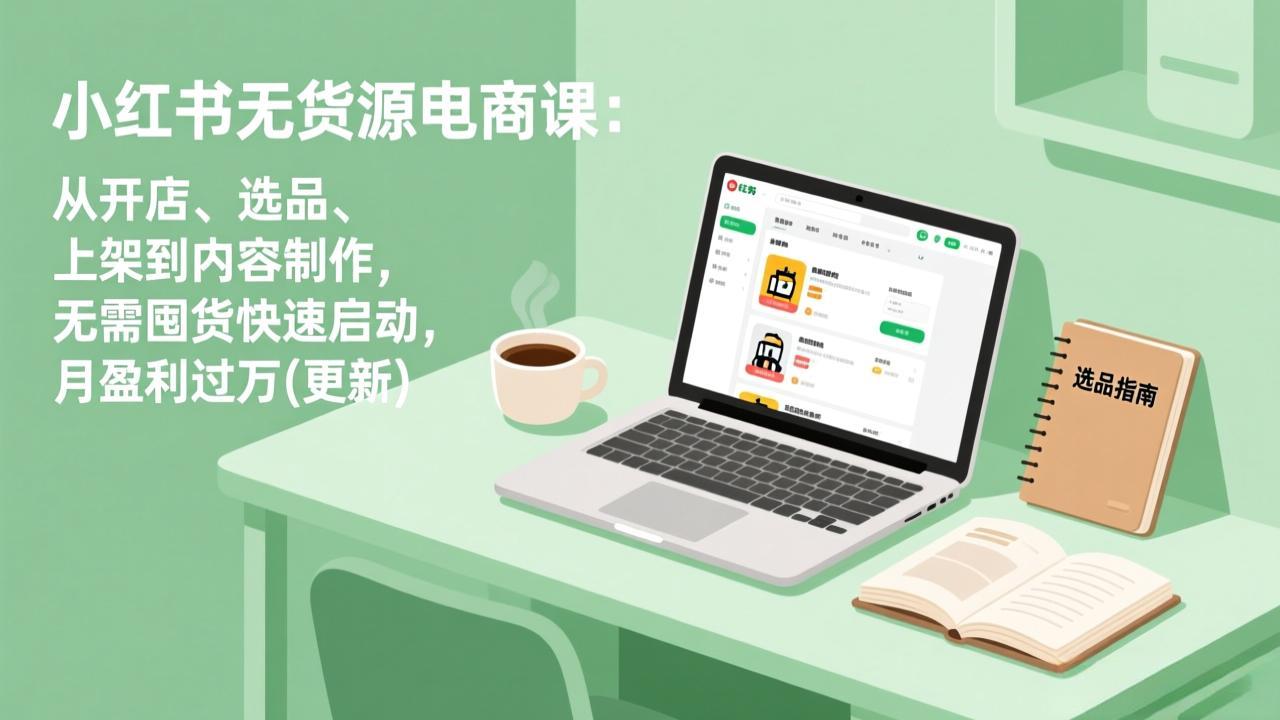 小红书无货源电商课(6月22更新-MFXUI中国站