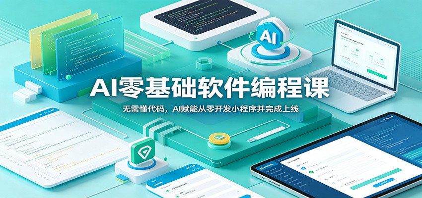 AI零基础软件编程课：无需懂代码，AI赋能从零开发小程序并完成上线-MFXUI中国站