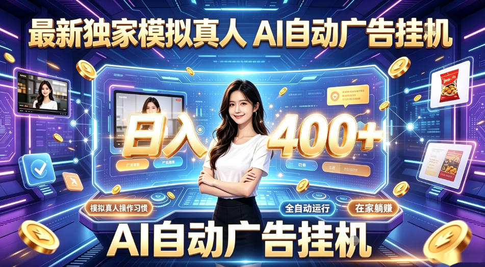 最新独家模拟真人，AI自动挂号挂G，日入400+，全程全自动运行，无需人工【揭秘】-MFXUI中国站