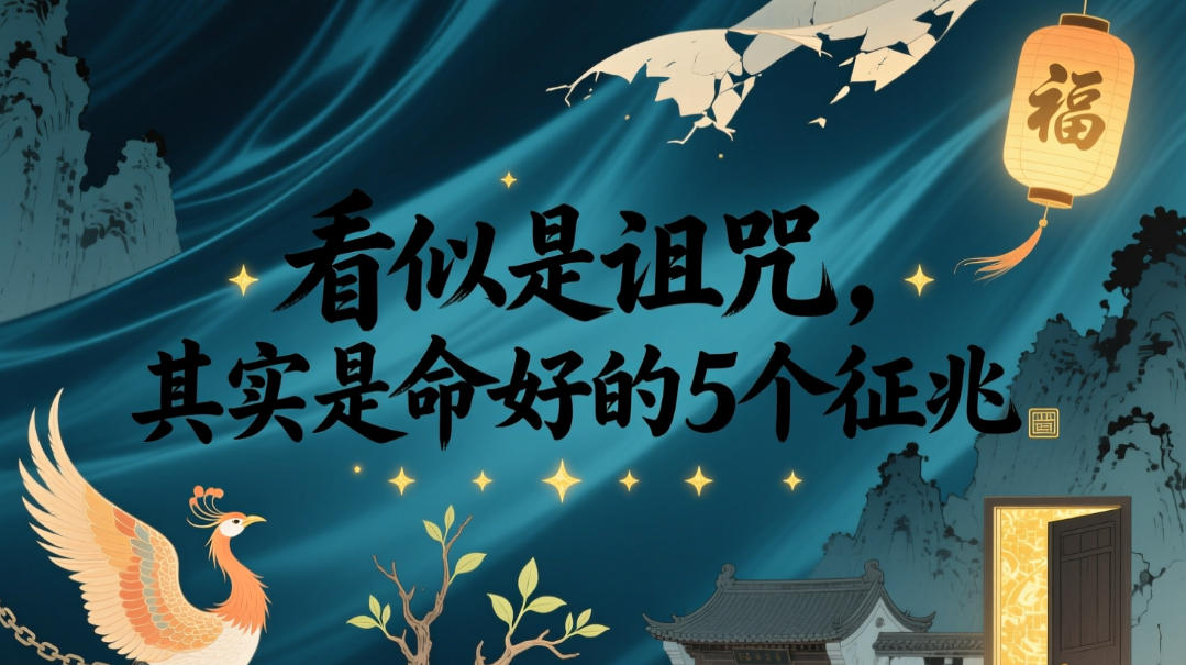 付费文章：看似是诅咒，其实是命好的5个征兆-MFXUI中国站