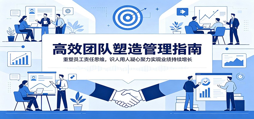 高效团队塑造管理指南：重塑员工责任思维，识人用人凝心聚力实现业绩持续增长-MFXUI中国站