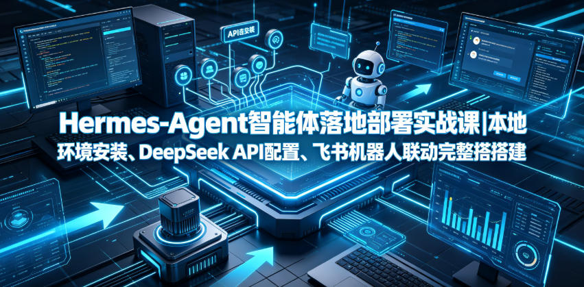 Hermes-Agent智能体落地部署实战课|本地环境安装、DeepSeek API配置、飞书机器人联动完整搭建教程-MFXUI中国站