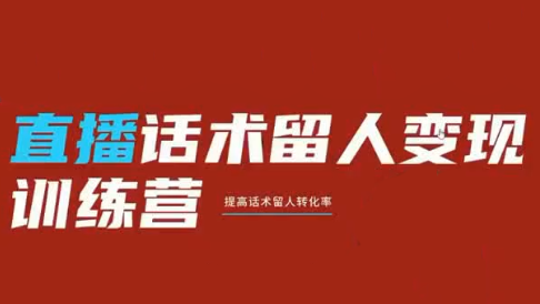 纹汐·直播话术留人变现训练营-MFXUI中国站
