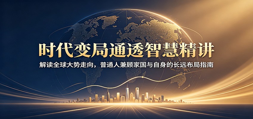 时代变局通透智慧精讲：解读全球大势走向，普通人兼顾家国与自身的长远布局指南-MFXUI中国站