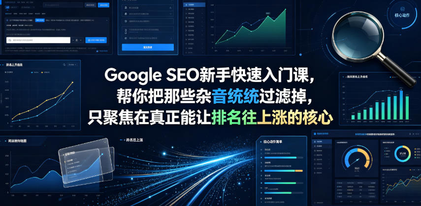 Google SEO新手快速入门课，帮你把那些杂音统统过滤掉，只聚焦在真正能让排名往上涨的核心动作【原创双语字幕】-MFXUI中国站