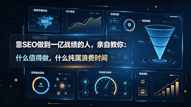 靠SEO做到一亿战绩的人，亲自教你：什么值得做，什么纯属浪费时间【原创双语字幕】-MFXUI中国站