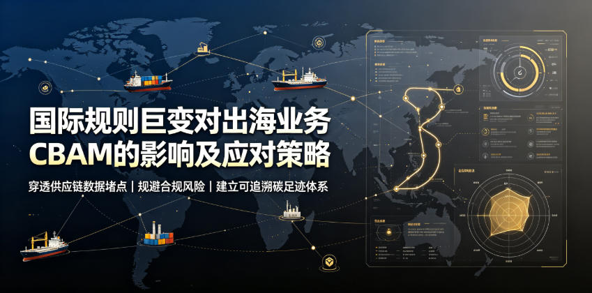 国际规则巨变对出海业务CBAM的影响及应对策略，帮助企业穿透供应链数据堵点，规避合规风险-MFXUI中国站