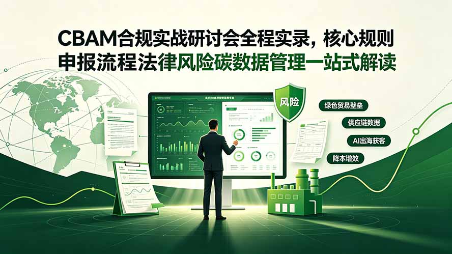 CBAM合规实战研讨会全程实录,核心规则申报流程法律风险碳数据管理一站式解读-MFXUI中国站
