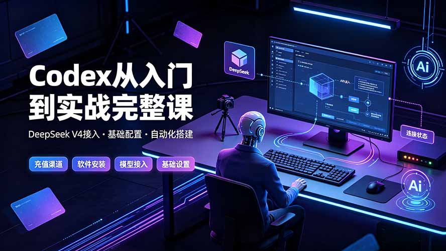 Codex从入门到实战完整课|充值·安装·接入DeepSeek,记忆·插件·Skill·CLI·MCP全拆解-MFXUI中国站