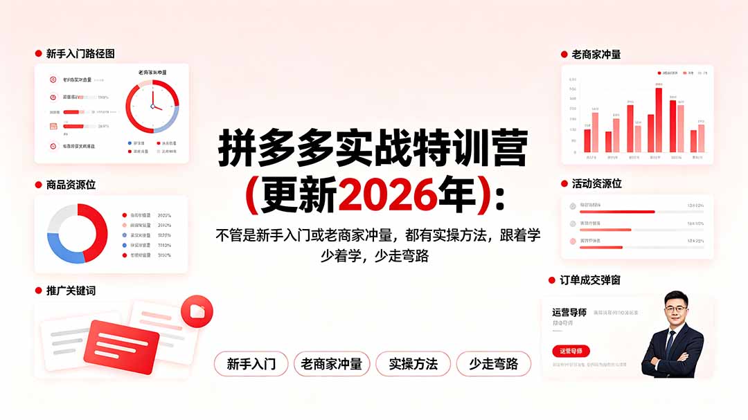 拼多多实战特训营(更新2026年-MFXUI中国站