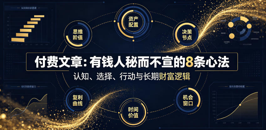 付费文章:有钱人秘而不宣的8条心法-MFXUI中国站