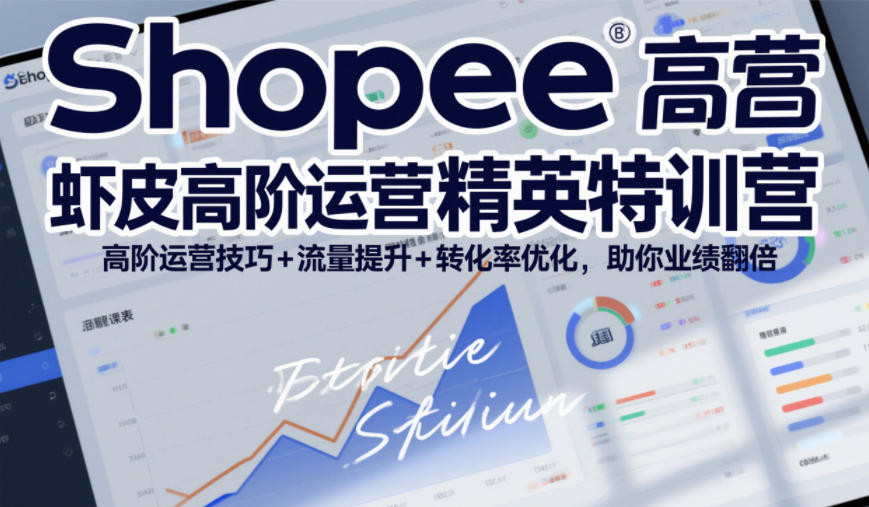 Shopee虾皮高阶运营精英特训营,高阶运营技巧+流量提升+转化率优化,助你业绩翻倍(更新26年7月)-MFXUI中国站