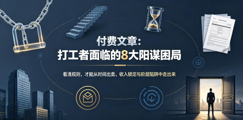 付费文章:打工者面临的8大阳谋困局-MFXUI中国站