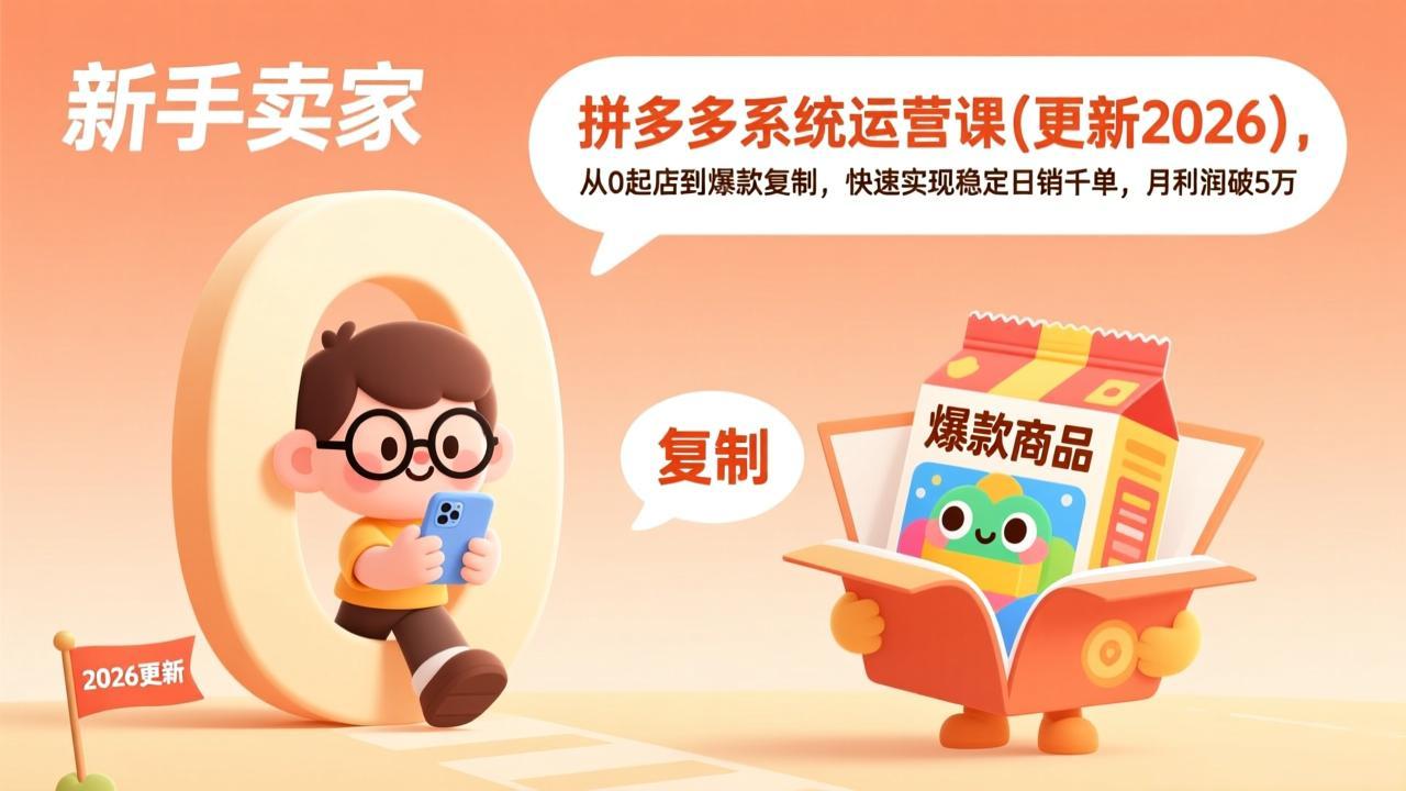 拼多多系统运营课(更新7月-MFXUI中国站
