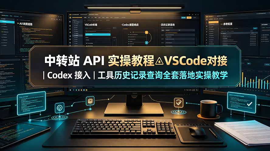 中转站 API 实操教程△VSCode 对接｜Codex 接入｜工具历史记录查询全套落地实操教学-MFXUI中国站