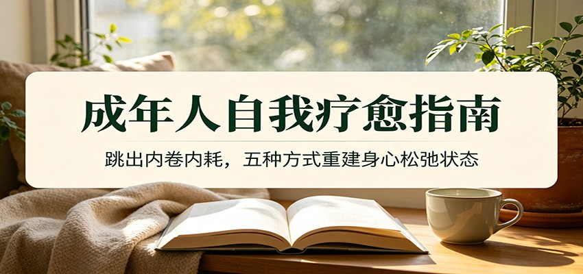 成年人自我疗愈指南：跳出内卷内耗，五种方式重建身心松弛状态-MFXUI中国站