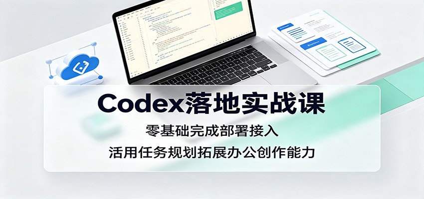 Codex落地实战课：零基础完成部署接入，活用任务规划拓展办公创作能力-MFXUI中国站