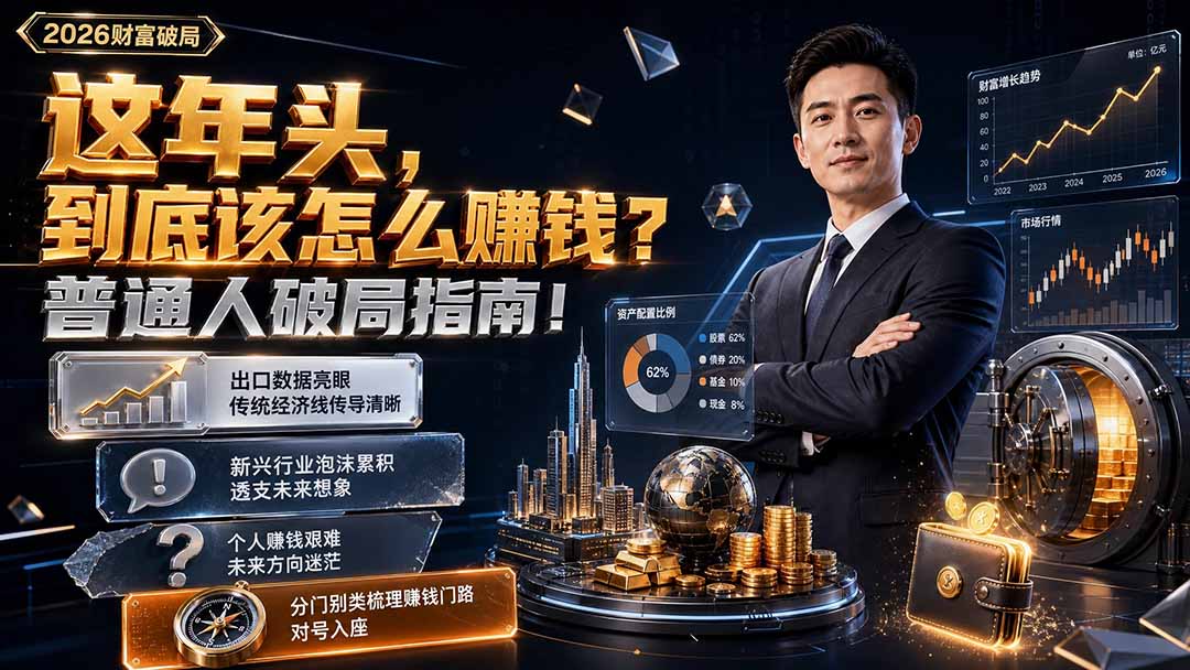 付费文章：这年头，到底该怎么赚钱？普通人破局指南！-MFXUI中国站