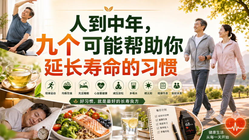 付费文章：人到中年，九个可能帮助你延长寿命的习惯-MFXUI中国站