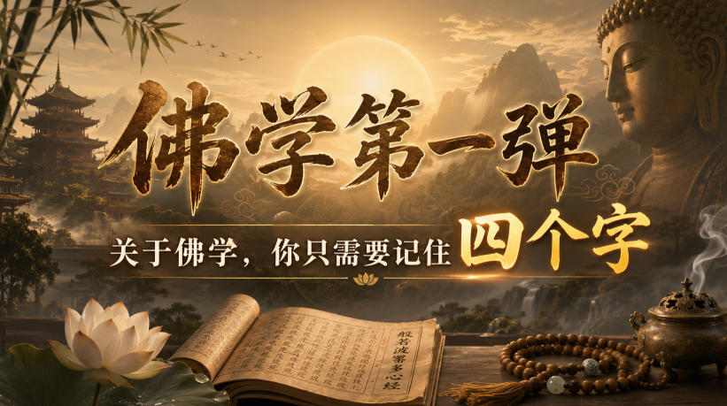 付费文章：佛学第一弹，关于佛学，你只需要记住四个字-MFXUI中国站