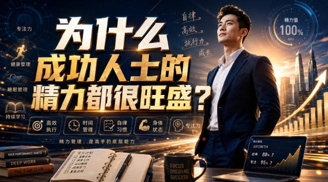付费文章：为什么成功人士的精力都很旺盛？-MFXUI中国站