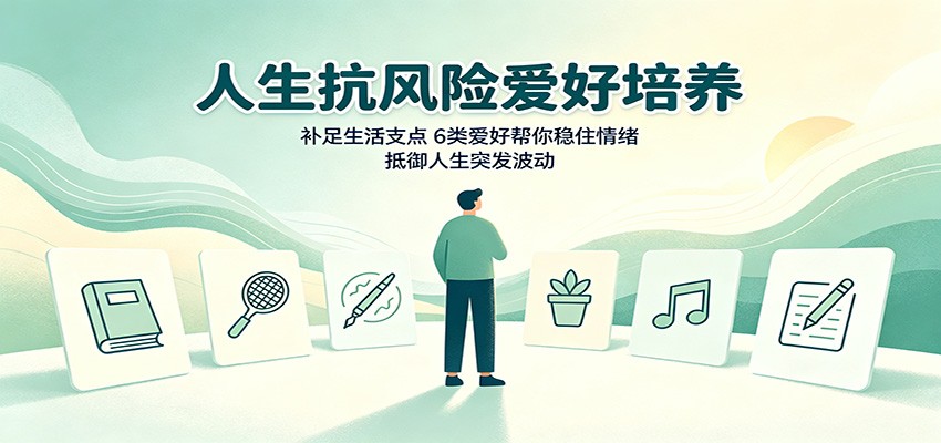 人生抗风险爱好培养：补足生活支点，6类爱好帮你稳住情绪，抵御人生突发波动-MFXUI中国站