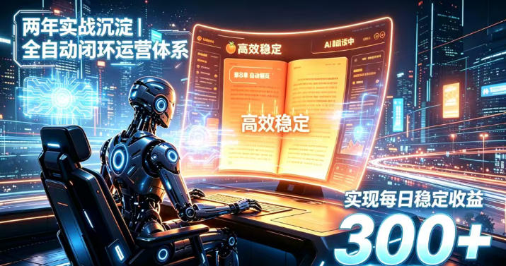 两年实战沉淀｜全自动闭环运营体系，实现每日稳定收益300+【揭秘】-MFXUI中国站